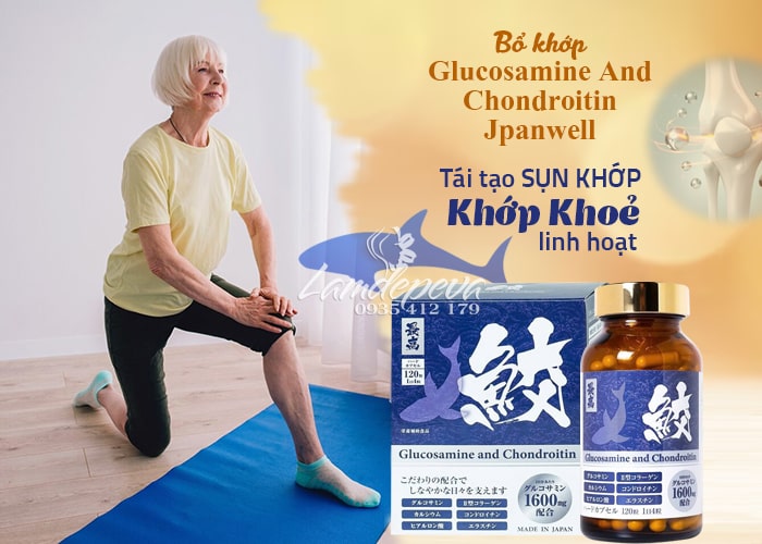 Bổ khớp Glucosamine And Chondroitin Jpanwell Bổ khớp Glucosamine And Chondroitin Jpanwell