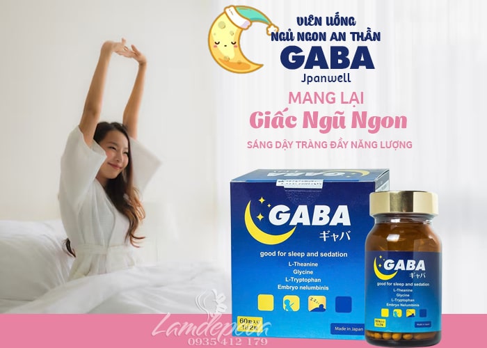 Viên uống Gaba Jpanwell Nhật Bản hỗ trợ ngủ ngon an thần 12 Viên uống Gaba Jpanwell Nhật Bản hỗ trợ ngủ ngon an thần 12